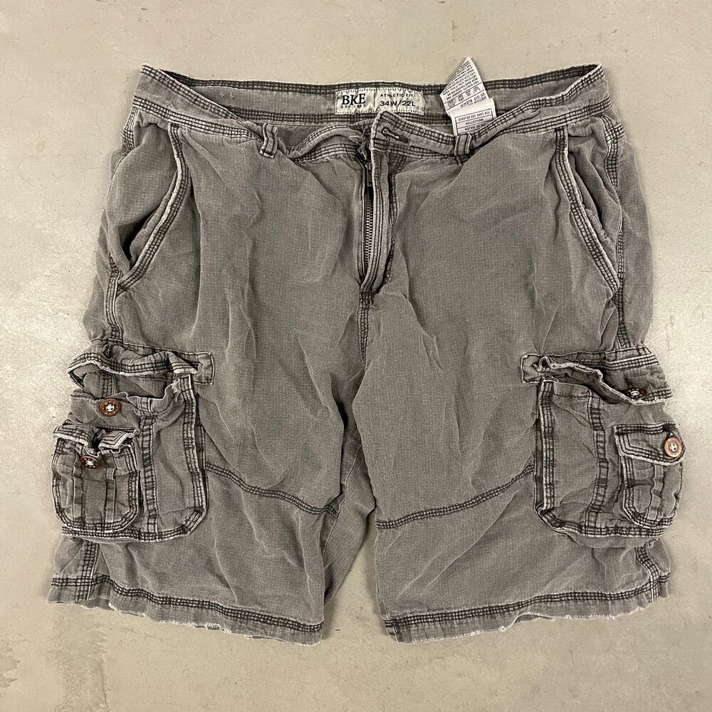 Y2K Bke western cargo shorts 34 no button